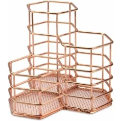 GDRHVFD Pencil Pot Holder Office Pen Holder Metal Pen Holder Office Pencil Holder Desk Storage, Glasses Pencil Holder Brush Holder Storage Organizer