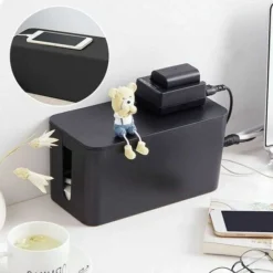 Cable Tidy Boxes With Rubber Feet For Storing Power Outlets, Cables, Organizing Hidden Cables -Office Furniture Store 88618285 3