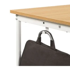 Dawson White Metal Corner Desk With Storage Drawer -Office Furniture Store 88908141 4