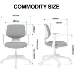 SANODESK Office Chair Desk Chair Ergonomic Office Chair Student Chair With Armrests And Lumbar Support 360° Swivel Executive Chair For Home Office SC03G 7 SANODESK Office Chair Desk Chair Ergonomic Office Chair Student Chair With Armrests And Lumbar Support 360° Swivel Executive Chair For Home Office SC03G -Office Furniture Store 93423768 3
