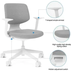 SANODESK Office Chair Desk Chair Ergonomic Office Chair Student Chair With Armrests And Lumbar Support 360° Swivel Executive Chair For Home Office SC03G 8 SANODESK Office Chair Desk Chair Ergonomic Office Chair Student Chair With Armrests And Lumbar Support 360° Swivel Executive Chair For Home Office SC03G -Office Furniture Store 93423768 4