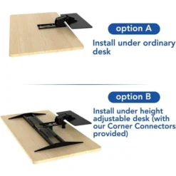 FLEXISPOT KT1B Keyboard Tray, 26 Inch -Office Furniture Store 93423769 5
