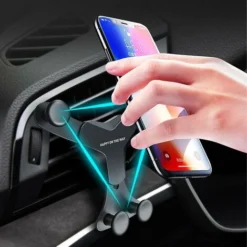 FlkwoH Car Smart Air Vent Mount Phone Holder Convenience Easy Clamp Universal Cell Phone Holder -Office Furniture Store 93452138 4