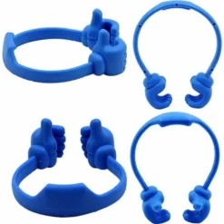 FlkwoH Universal Flexible Thumb Smartphone Stand Holder - Blue 8 FlkwoH Universal Flexible Thumb Smartphone Stand Holder - Blue -Office Furniture Store 93456564 4