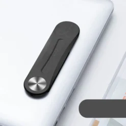 Magnetic Laptop Stand, Adjustable Side Phone Screen Holder For IPhone 13/iPhone 12 Pro Max/Pro/Mini, Foldable Computer Extension Stand (Black)