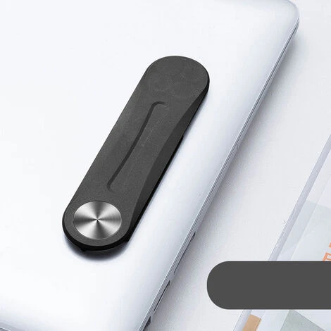 Magnetic Laptop Stand, Adjustable Side Phone Screen Holder For IPhone 13/iPhone 12 Pro Max/Pro/Mini, Foldable Computer Extension Stand (Black) 1 Magnetic Laptop Stand, Adjustable Side Phone Screen Holder For IPhone 13/iPhone 12 Pro Max/Pro/Mini, Foldable Computer Extension Stand (Black)