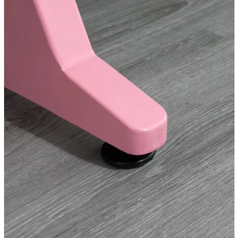 Girls Gaming Desk Pink Racing Computer Workstation Kids Home Office Study Table 4 Girls Gaming Desk Pink Racing Computer Workstation Kids Home Office Study Table - Image 4