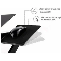 Laptop Table Laptop Stand Bed/Sofa Folding PC Table,Adjustable Ventilated Portable Desk Stand With Aluminum Alloy Mouse Pad Black 8 Laptop Table Laptop Stand Bed/Sofa Folding PC Table,Adjustable Ventilated Portable Desk Stand With Aluminum Alloy Mouse Pad Black -Office Furniture Store 95067416 4