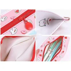 Cute Milk Shaped Pencil Case Children's Creative Cartoon Pen Bag, Waterproof PU Leather Zipper Storage Bag (pink), 7 Cute Milk Shaped Pencil Case Children's Creative Cartoon Pen Bag, Waterproof PU Leather Zipper Storage Bag (pink), -Office Furniture Store 95352500 3