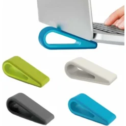 Pieces Laptop Stand, Laptop Stand, Notebook Riser, Mini Non-Slip Silicone Ventilated Computer Stand For Notebook (4 Colors)