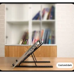 Laptop Stand Adjustable ABS Plastics For 11-17 Inch Laptop, Ergonomic Foldable Laptop Desk Stand -Office Furniture Store 97456648 3