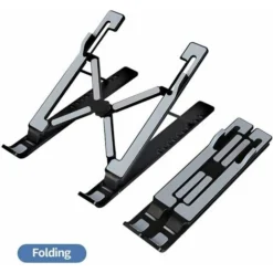 Laptop Stand Adjustable ABS Plastics For 11-17 Inch Laptop, Ergonomic Foldable Laptop Desk Stand -Office Furniture Store 97456648 5