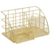 Iron Stationery Storage Rack, Desktop Pen And Paper Storage Rack